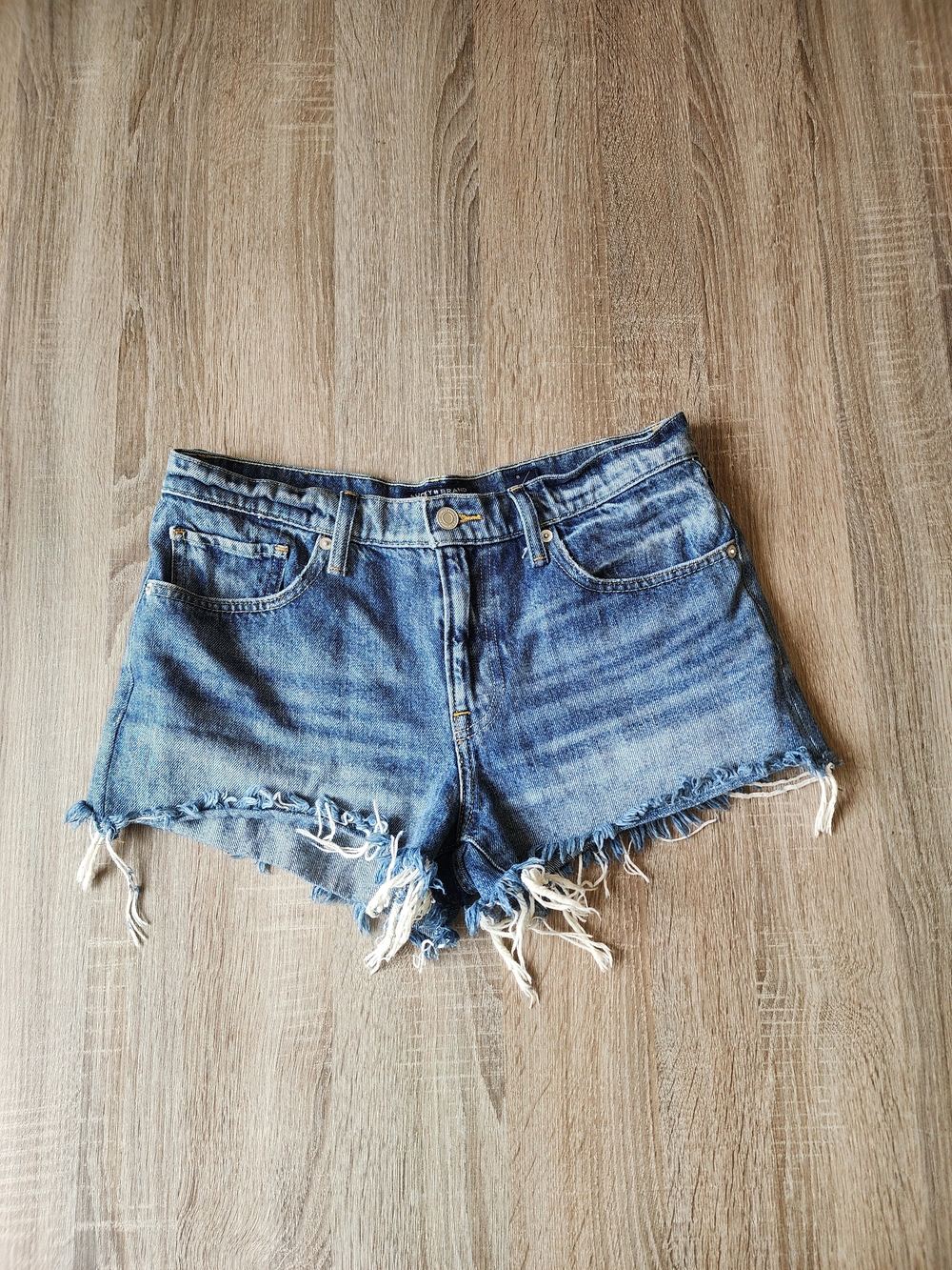 Lucky Jeans Women’s High-Rise Blue Denim Cutoff Shorts 8/29